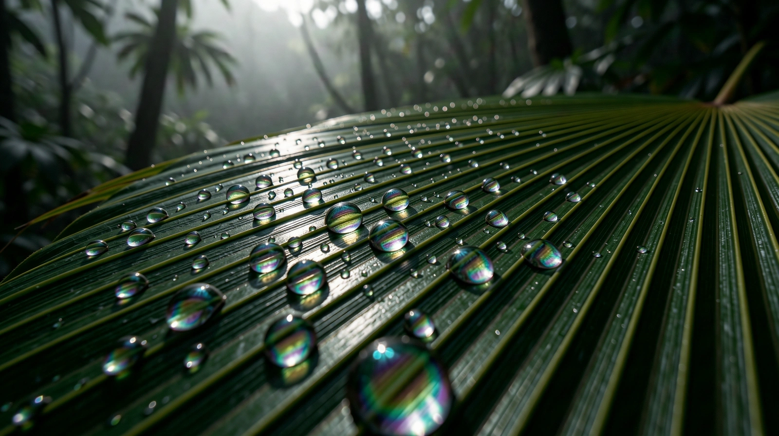 Vibrant tropical flora representing natural vitality