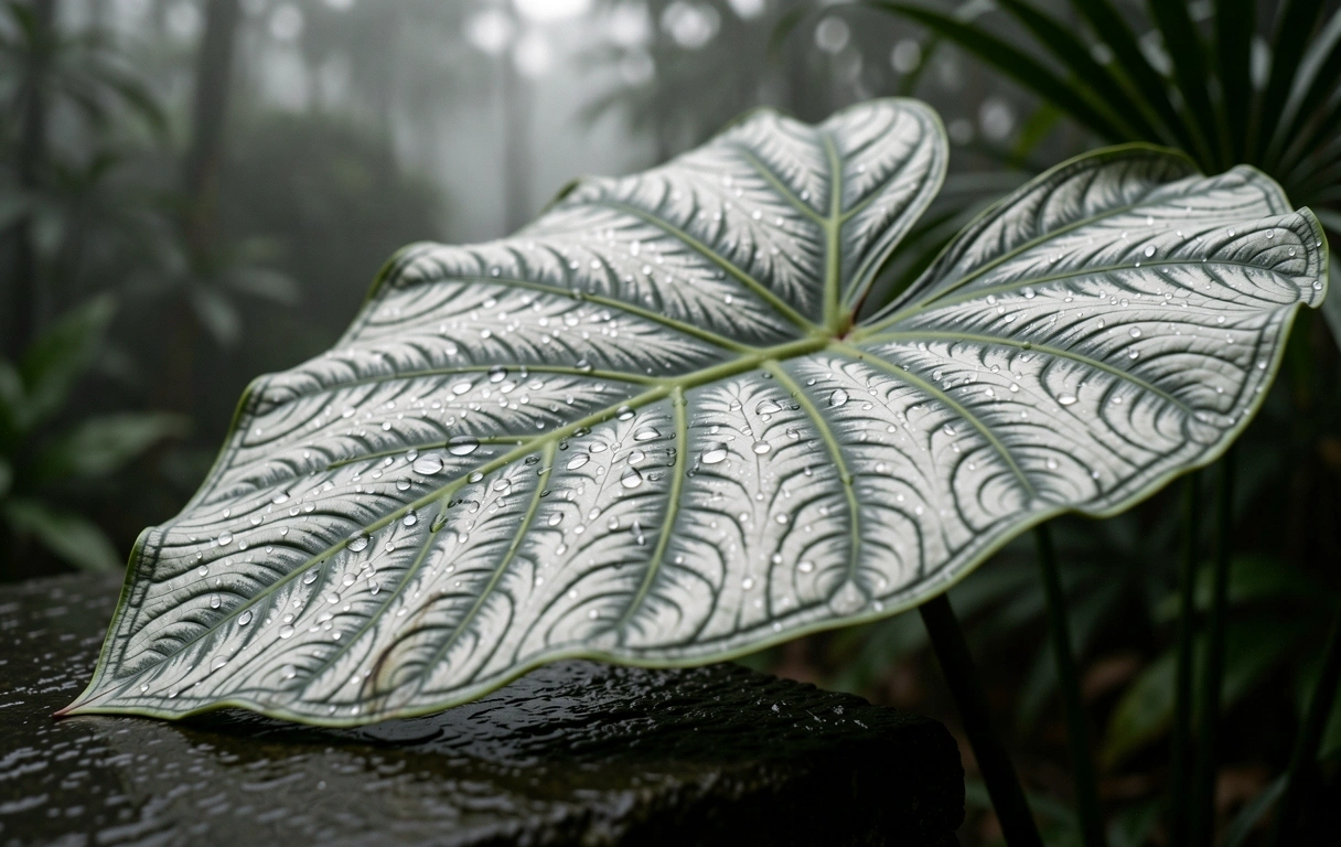 Tropical botanical textures
