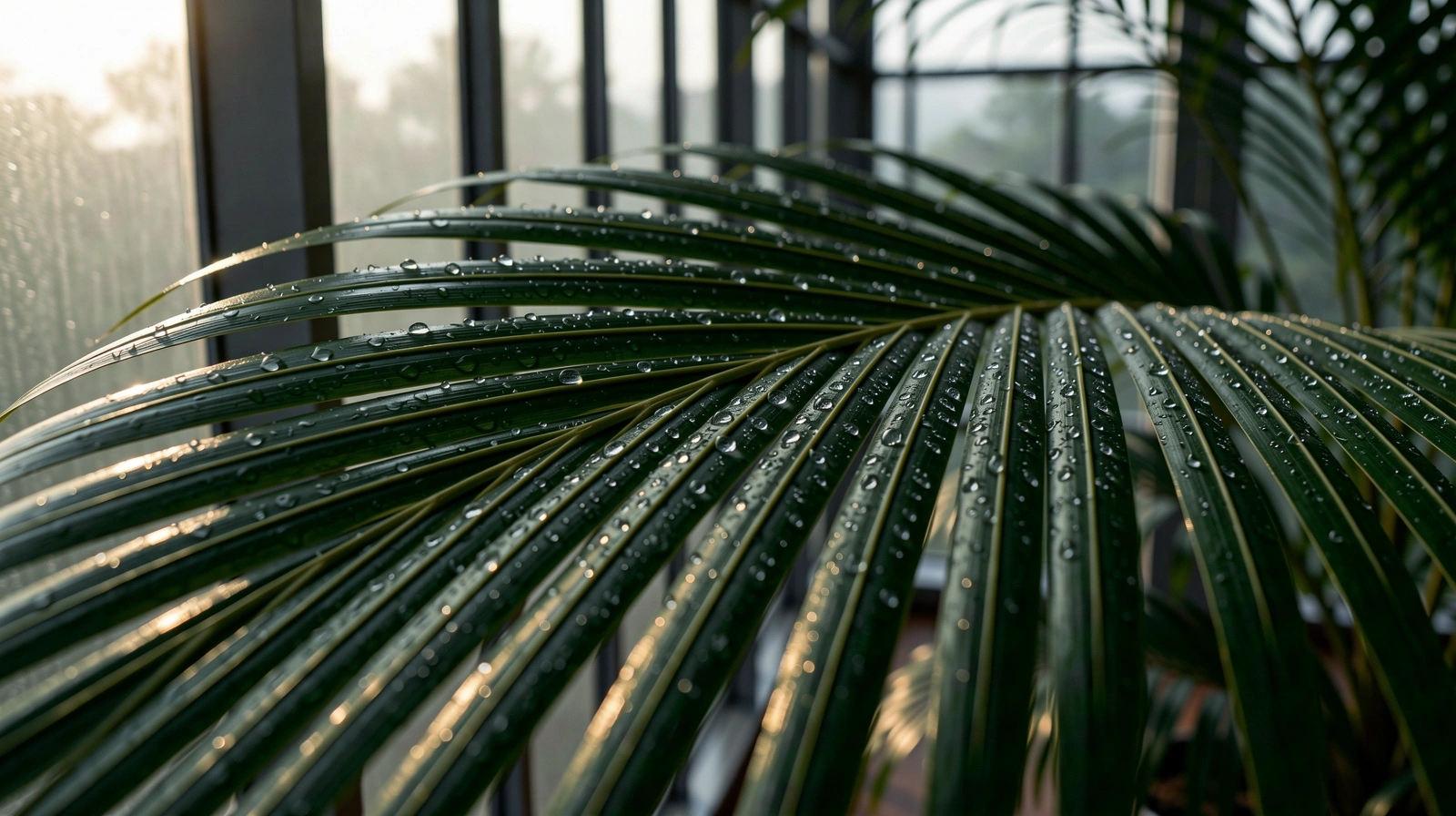 Vibrant tropical greenery representing natural vitality